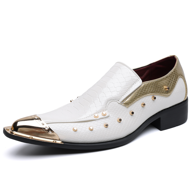 Printing On Commercial - Chaussures habillées pour hommes en cuir