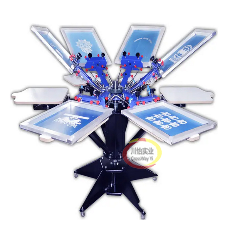 Commercial Printing Types - Machine de sérigraphie 4 couleurs pour