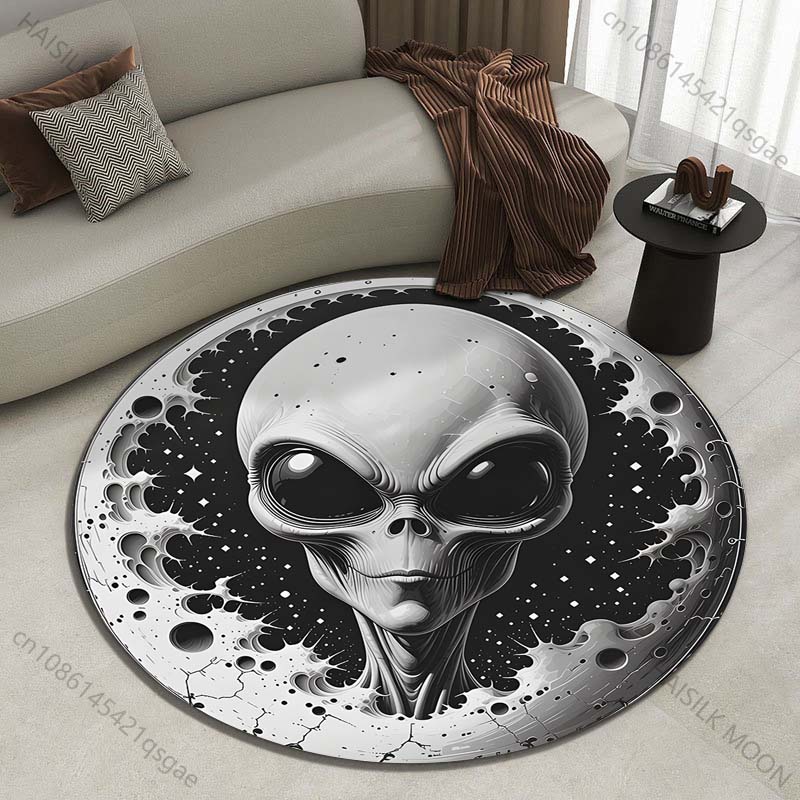 Printing On Commercial - Tapis rond imprimé Aliens on the