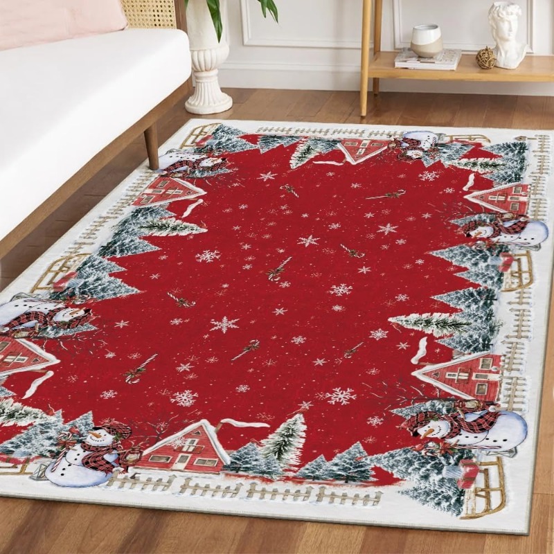 Printing On Commercial - Tapis de salon imprimé arbre de