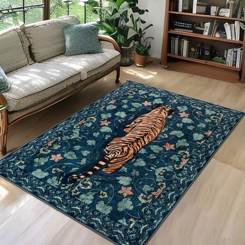 Tapis de salon Design tigre ré - Printing On Commercial avis et prix