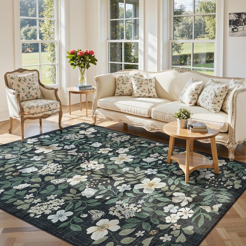 Tapis de salon à fleurs, Vinta - Printing On Commercial avis et prix