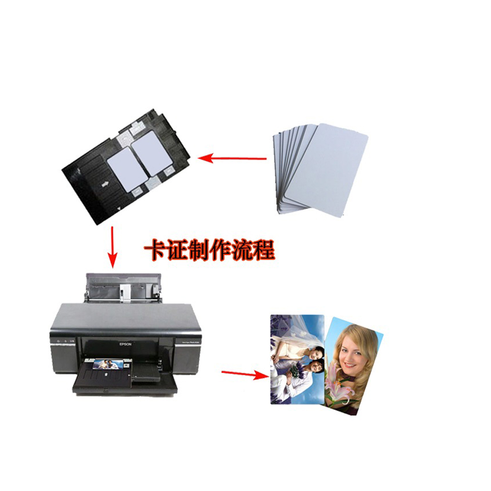 20 cartes PVC blanches brillan - Commercial Printing Services avis et prix