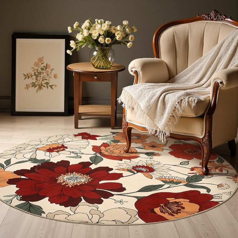 Tapis rond pour salon, style n - Printing On Commercial avis et prix