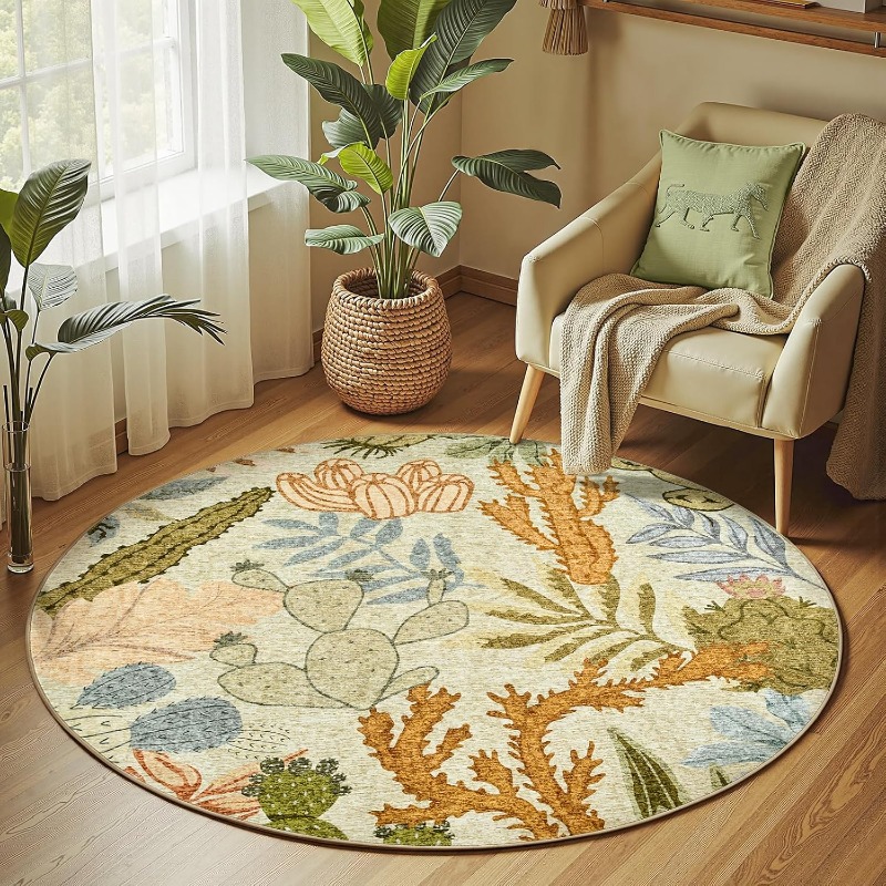 Tapis rond pour salon, style n - Printing On Commercial avis et prix
