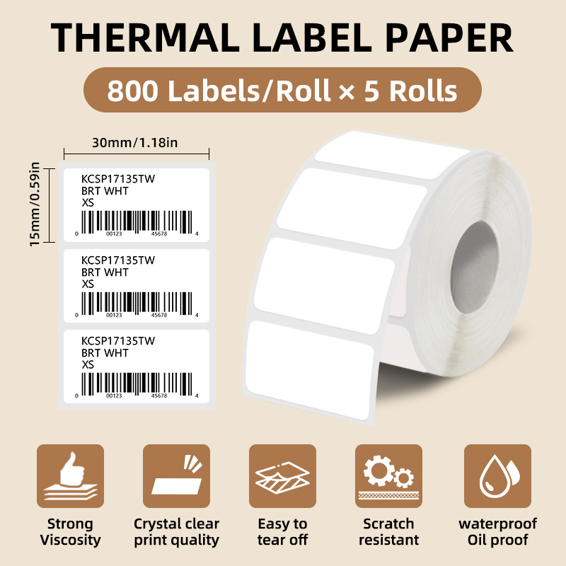 5 rouleaux d'étiquettes autoco - Commercial Printing Services avis et prix
