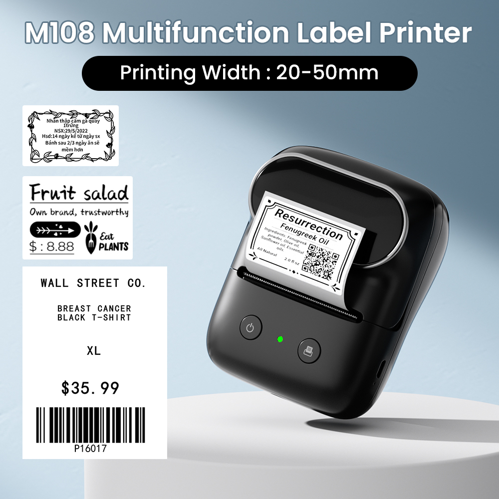 Phomemo M108 imprimante d'étiq - Commercial Printing Types avis et prix