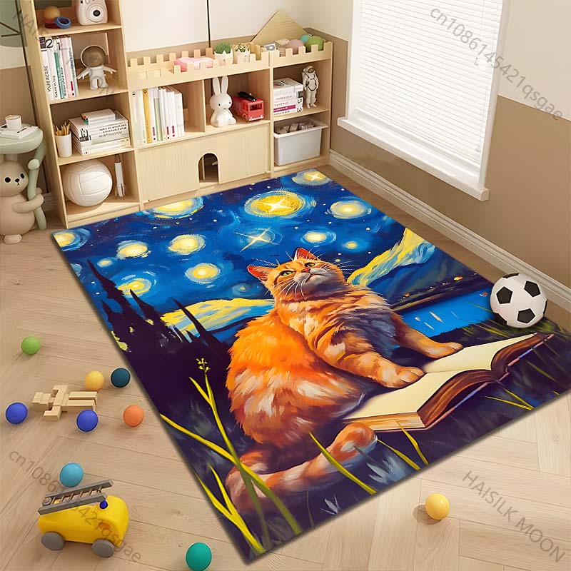 Tapis imprimé avec chat assis  - Printing On Commercial avis et prix