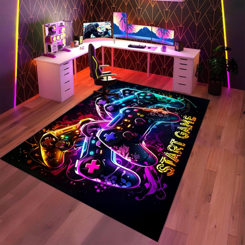 Tapis de jeu Neon Glow, tapis  - Commercial Printing Services avis et prix