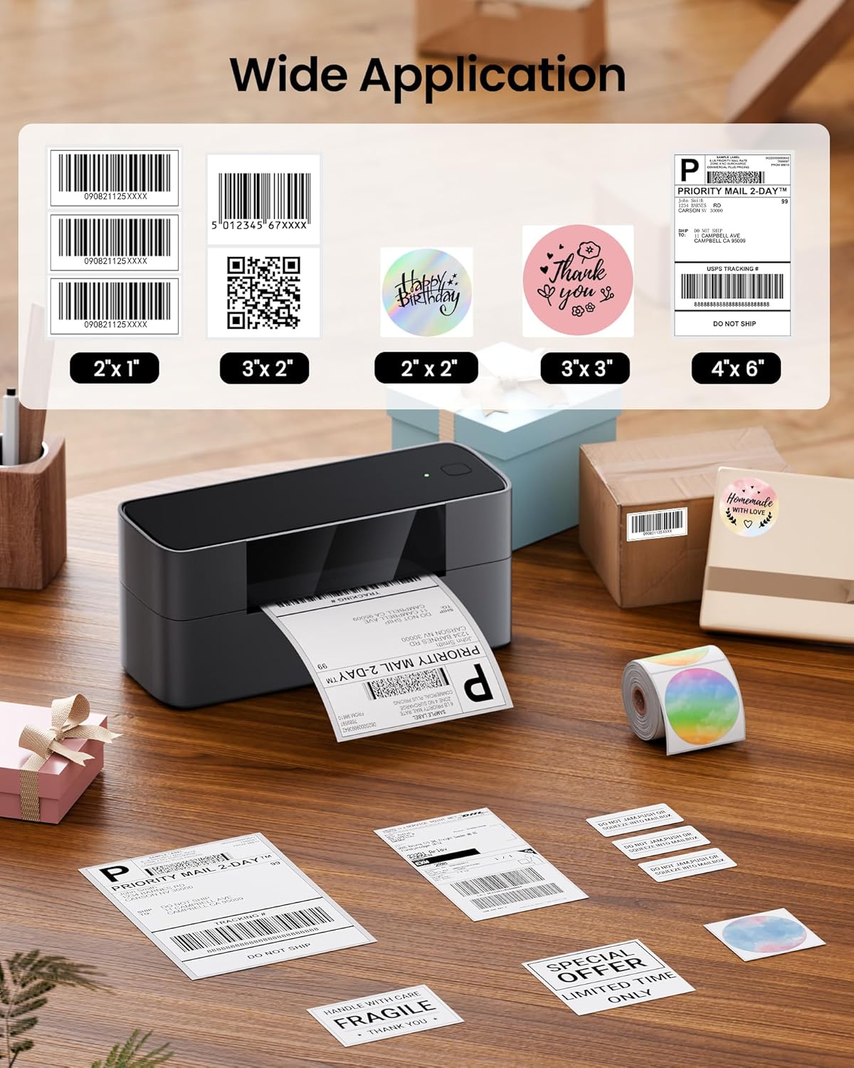 Imprimante d'étiquettes d'expé - Commercial Printing Types avis et prix